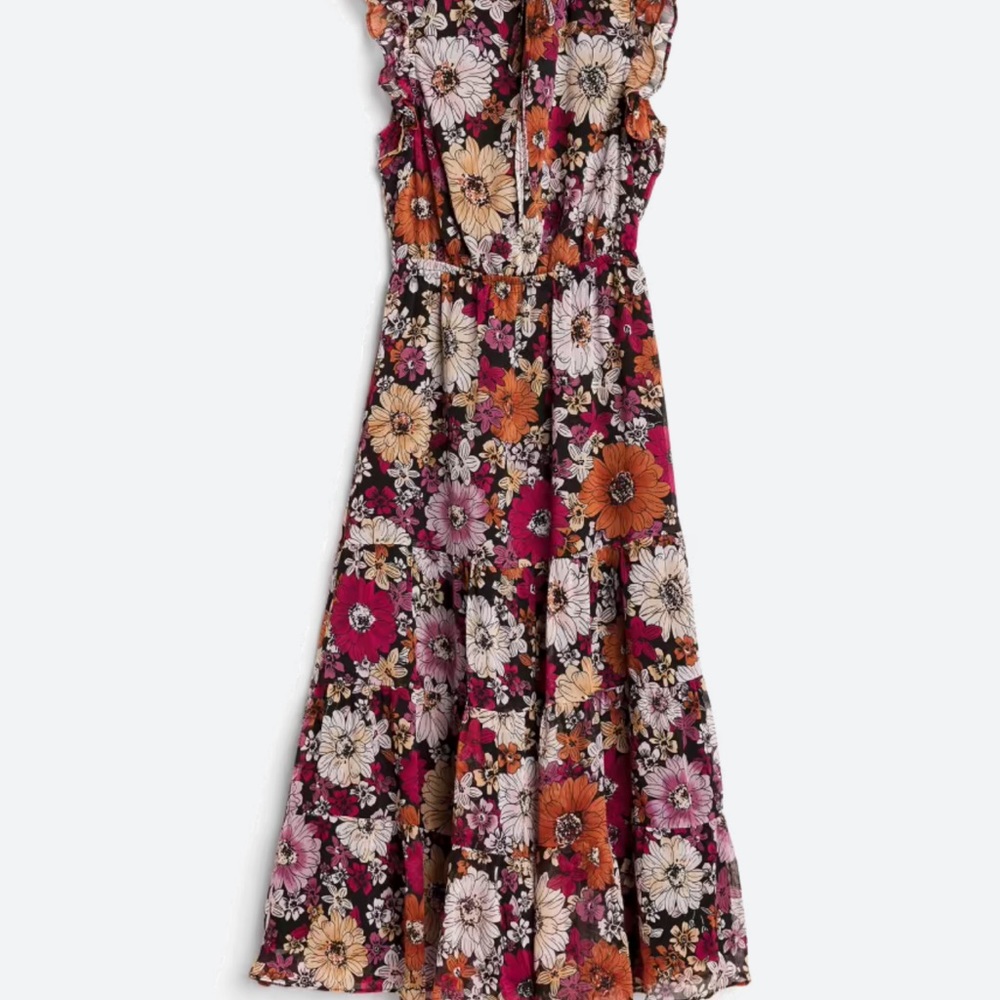 Natalya Tiered MIDI Dress from Steven Madden NWT